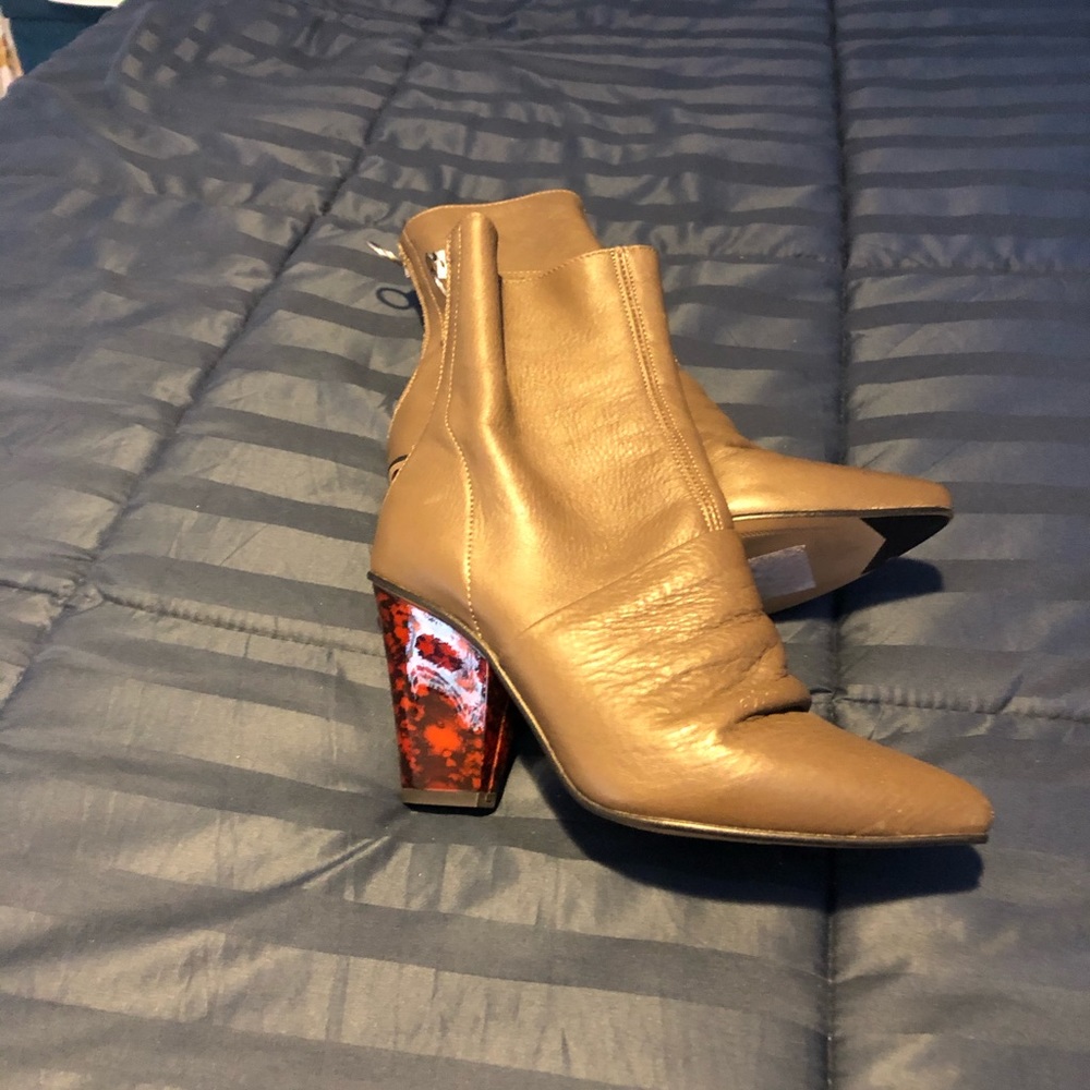 Olive-brown boots